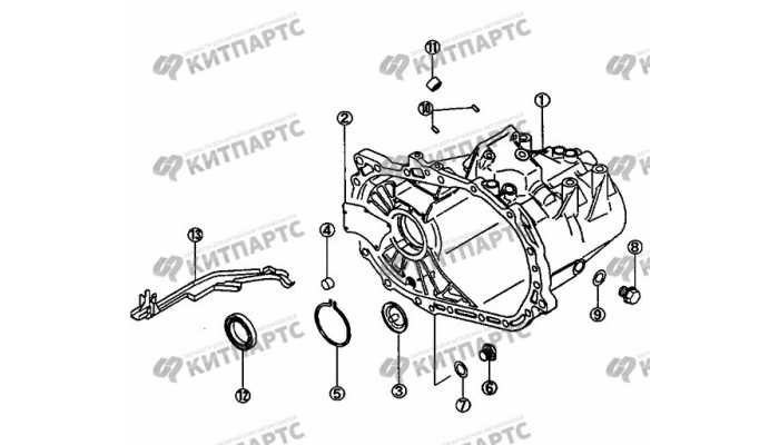 Картер КПП BYD F3 (F3R)