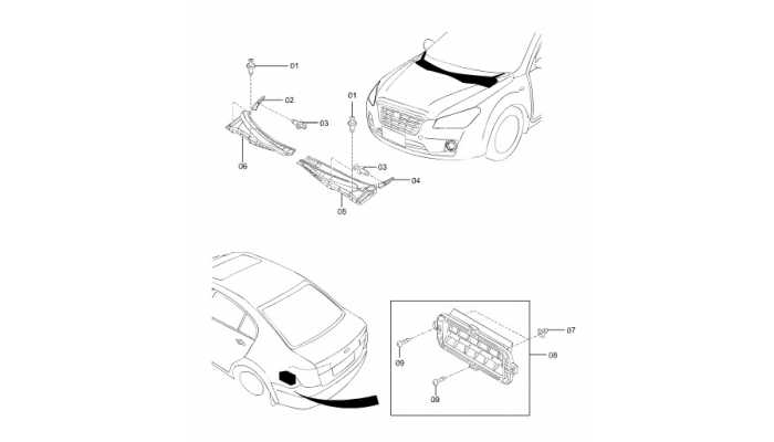 Панель стеклоочистителя и вентиляция FAW Besturn B50