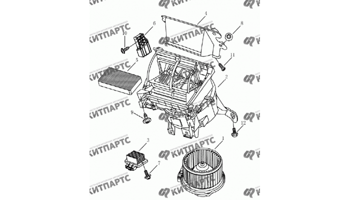 Вентилятор Geely Emgrand (EC7)